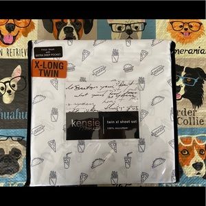 - Kensie Home Twin XL sheet set